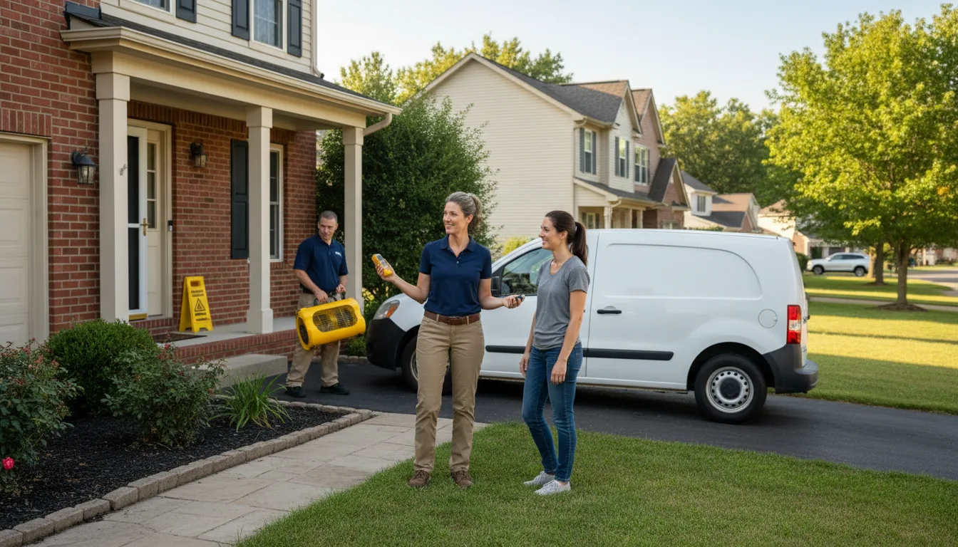 Water restoration image for Dehumidification And Cleanup Services in Mckinleyville, CA